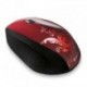 Wireless Optical Mouse Red