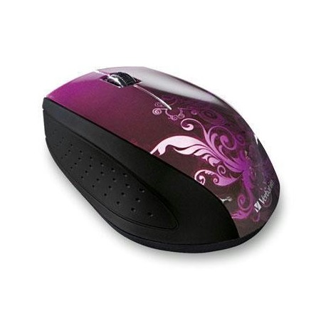 Wireless Optical Mouse Purple