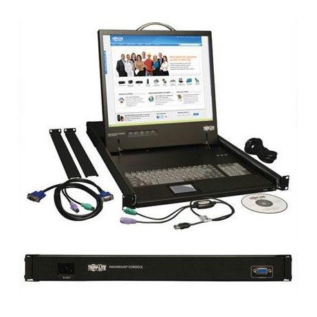 1u Kvm Console With 19" Lcd