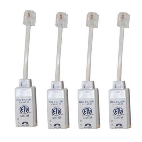 4 Inline Dsl Filters White Box