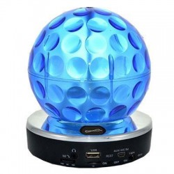 Bt Disco Ball Speaker Blue