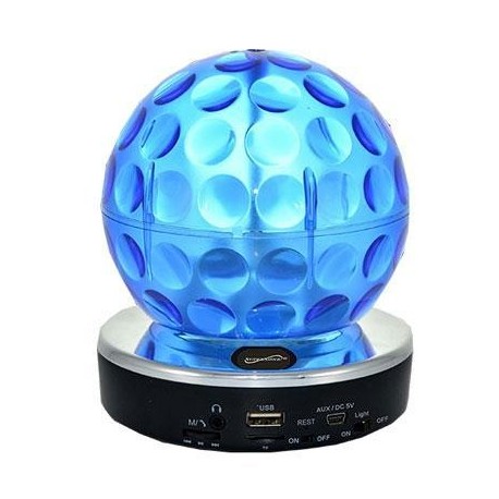 Bt Disco Ball Speaker Blue