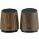 Rechargeable Mini Speaker Wood