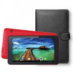 7" Tablet With Keybrd Case Red