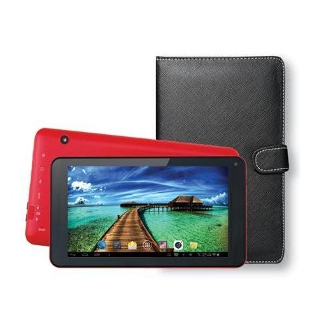 7" Tablet With Keybrd Case Red